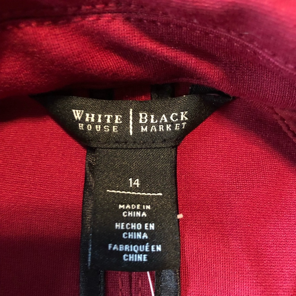 White House/Black Market Women's Red Blazer - Picture 9 of 14
